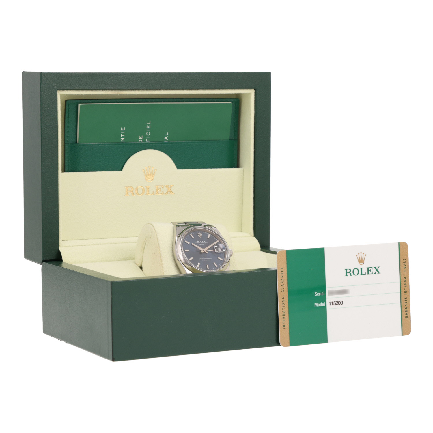 Reloj Rolex Oyster Perpetual Date de acero, ref.: Rolex - 115200, hacia 2015