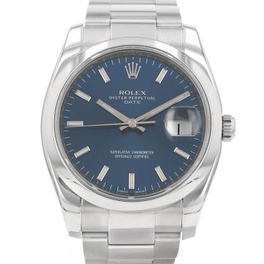 Montre Rolex Oyster Perpetual Date en acier Ref: Rolex - 115200  Vers 2015