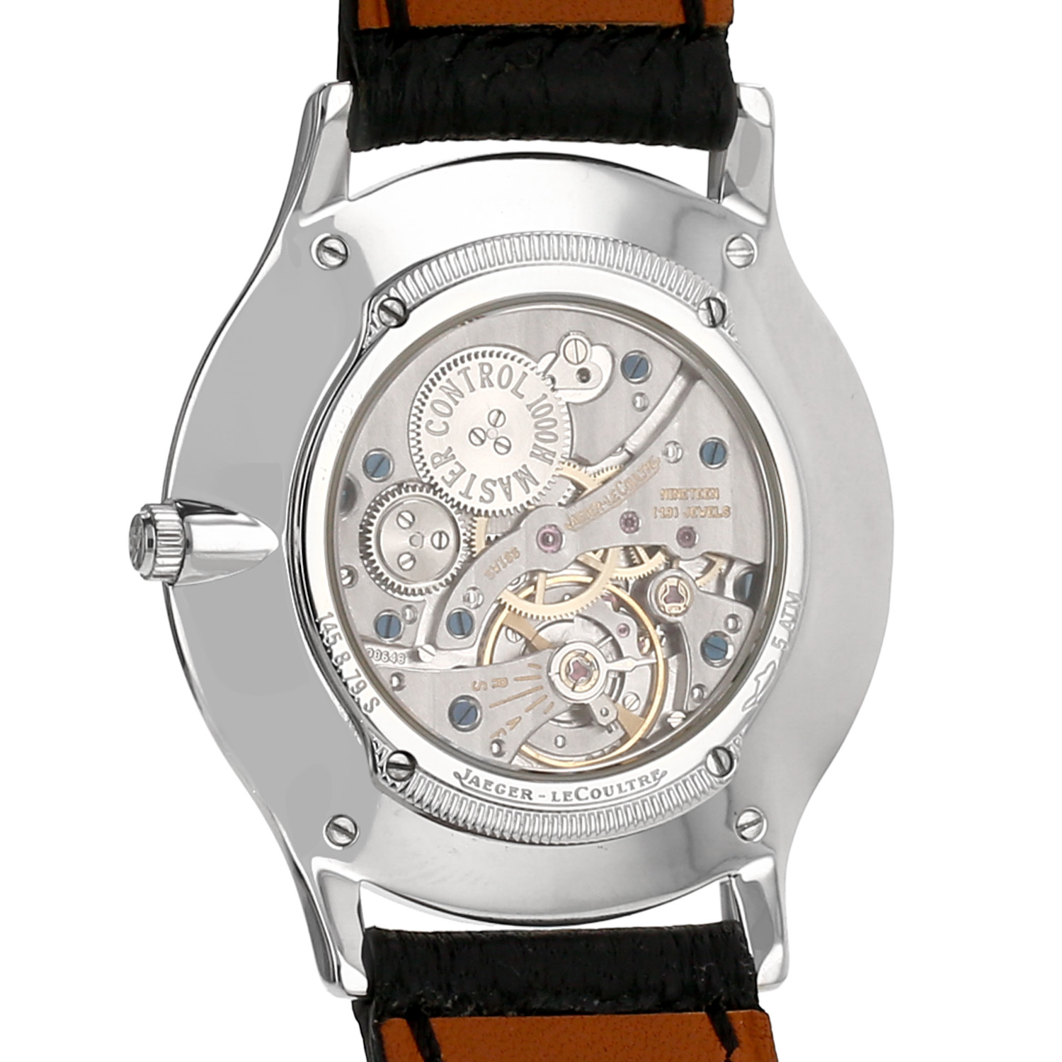 Jaeger-LeCoultre Master Ultra Thin watch in steel, Ref: Jaeger-LeCoultre - 145.8.79.S  Circa 1990 - Detail D3