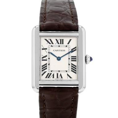 Cartier Tank Solo small model watch in steel, Ref: Cartier - 2716, circa 2010