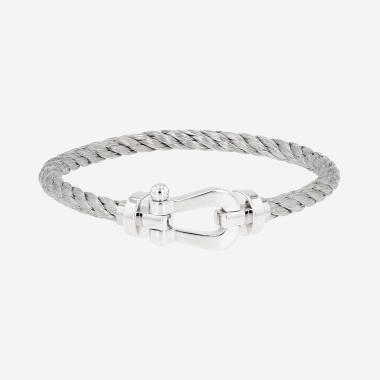 Fred Force 10 large white gold bracelet