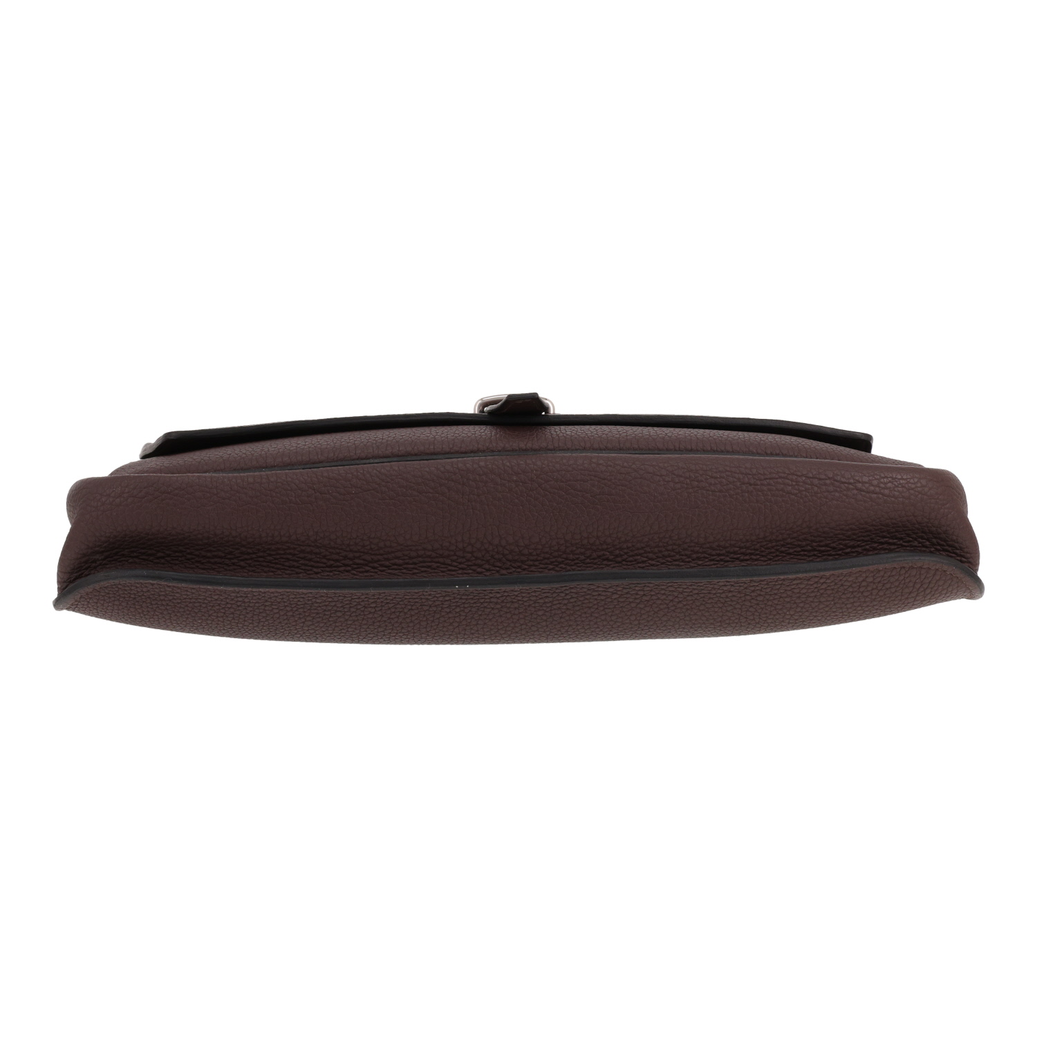 Hermès ‘Steve’ shoulder bag in brown Togo leather - Detail D1