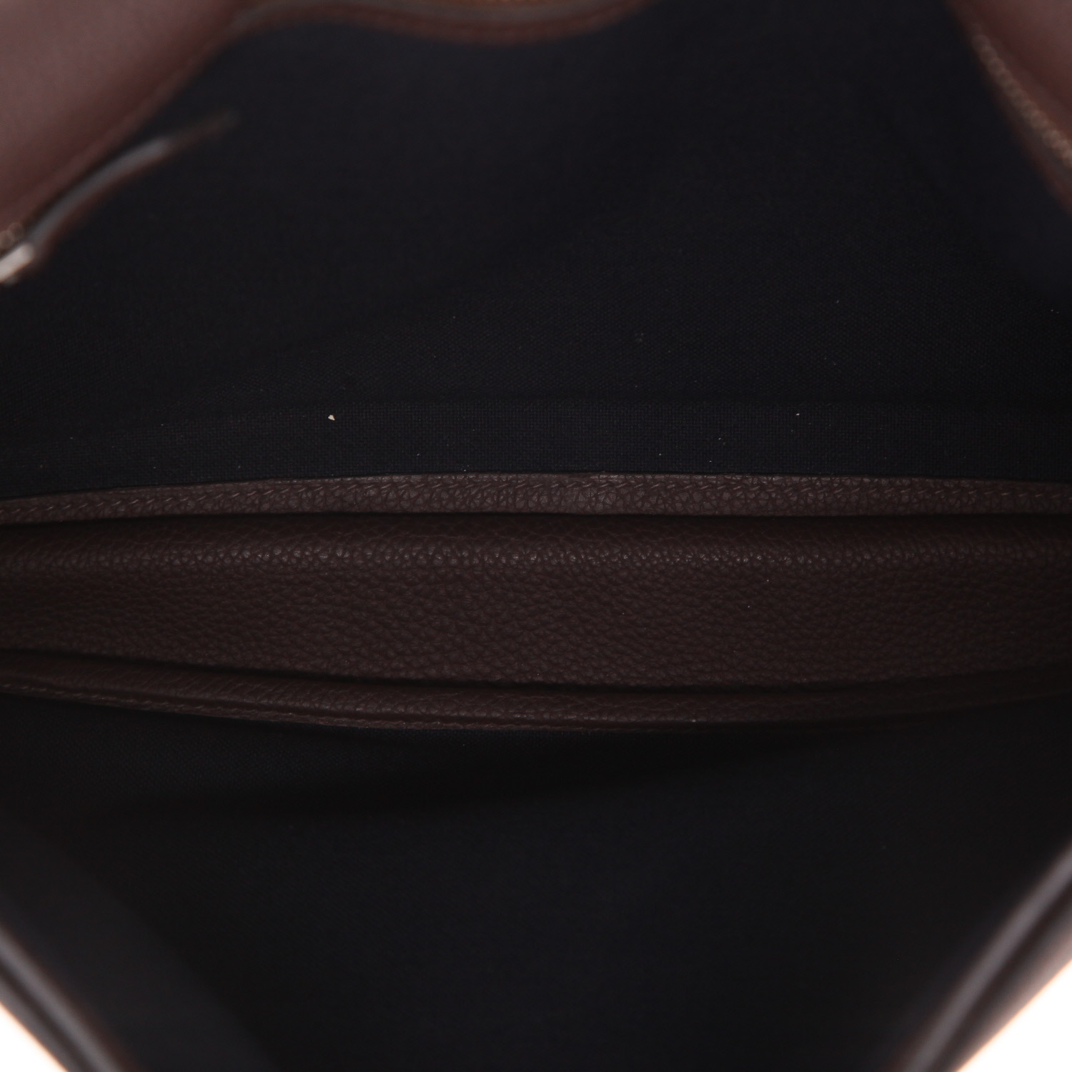 Hermès ‘Steve’ shoulder bag in brown Togo leather - Detail D3