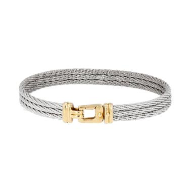 Bracelet Fred Force 10 en or jaune et acier