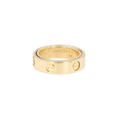 Bague Cartier Love en or jaune, taille 51