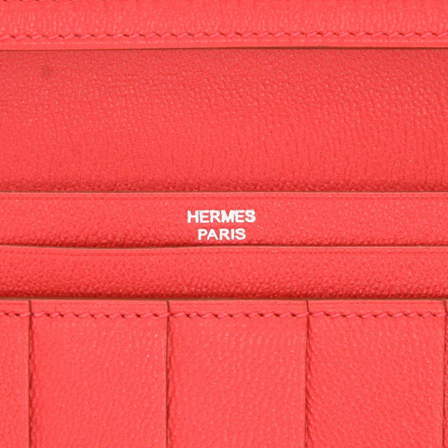 Portefeuille Hermès  Bearn en alligator rose - Detail D2