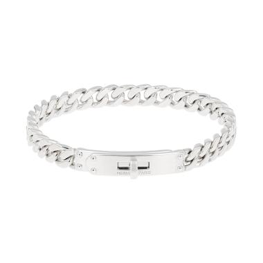 Hermès Kelly Gourmette very small model bracelet in silver