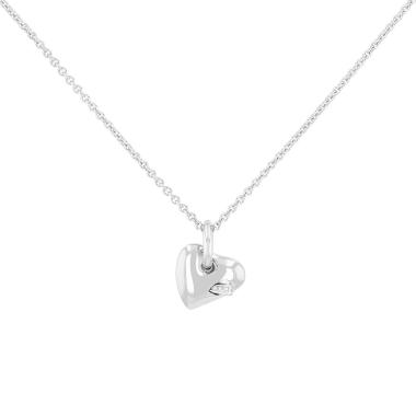 Colgante de Hermès en oro blanco y diamantes