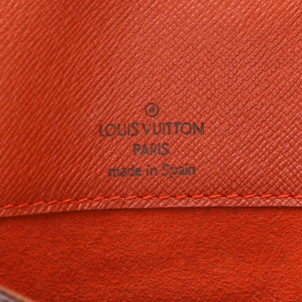 Bolso bandolera Louis Vuitton «Salsa» de lona Damier Ébène y piel marrón - Detail D2