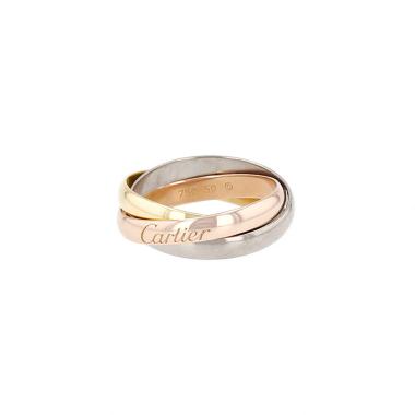 Small Cartier Trinity ring in three-tone gold