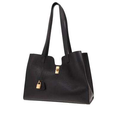 Celine tote bag Cabas 16 in black leather