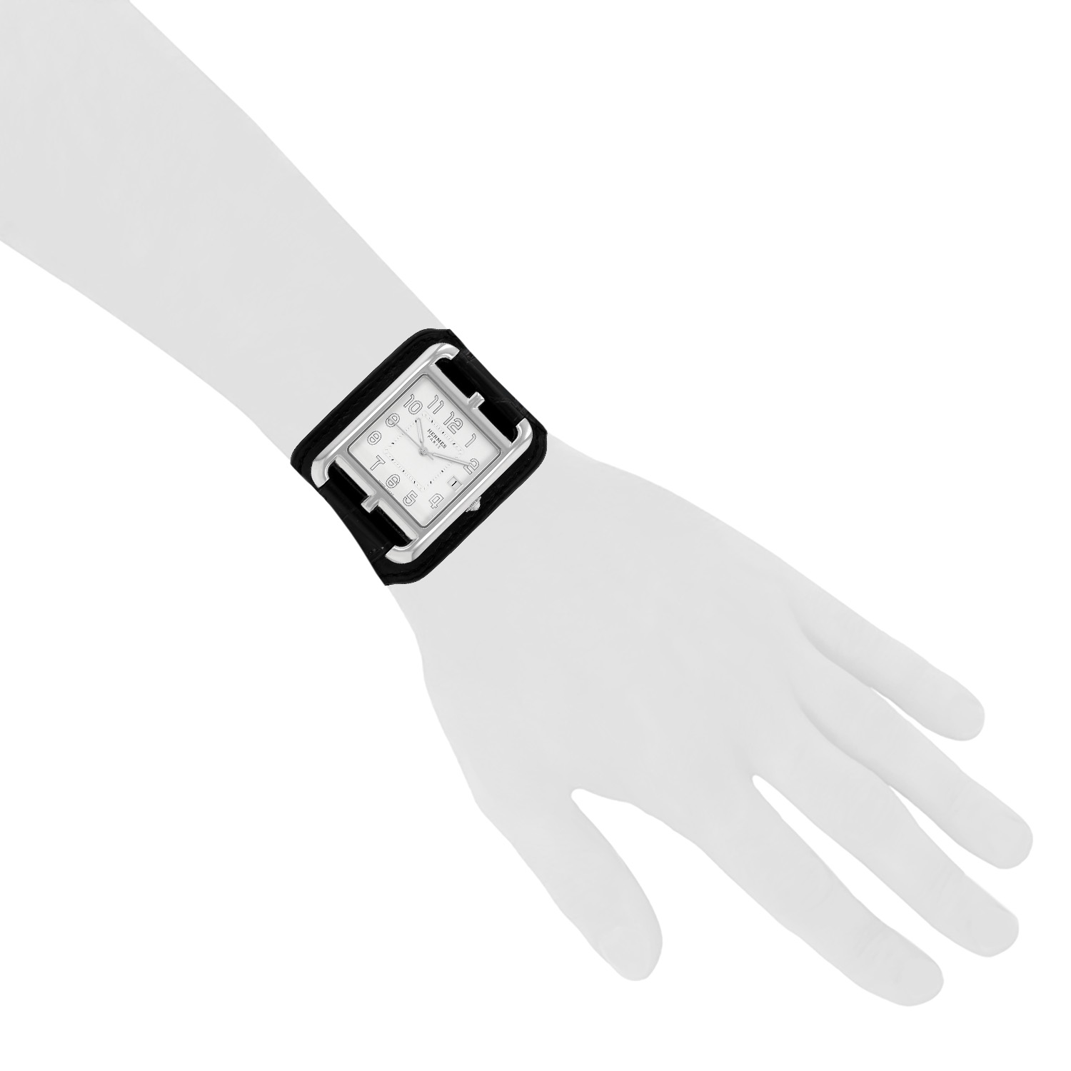Montre Hermès Cape Cod en acier Ref: Hermès - CC1.810  Vers 2017 - Detail D1