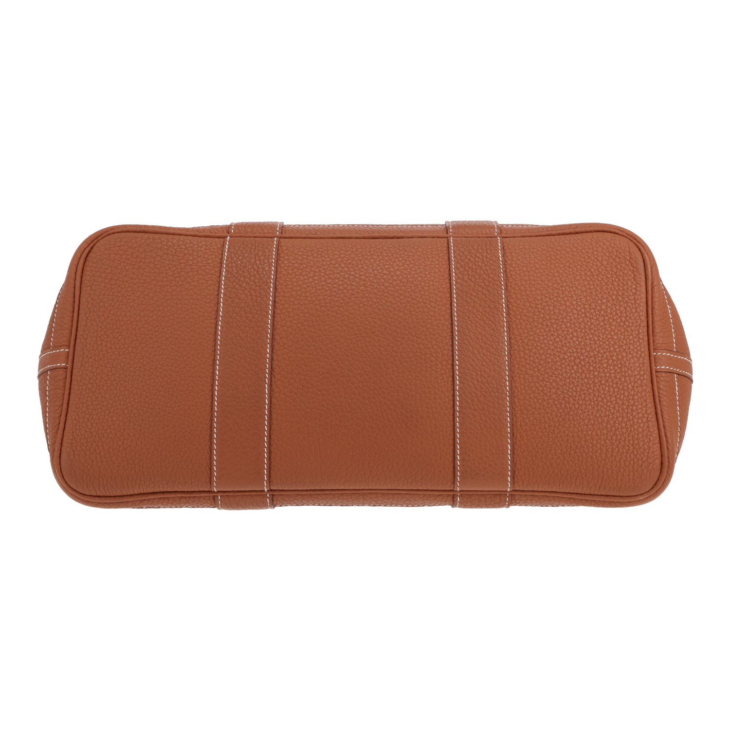 Hermès Garden Party 36 cm handbag in Gold Togo leather - Detail D1