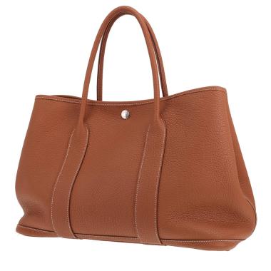 Borsa Hermès Garden Party da 36 cm in pelle Togo Gold
