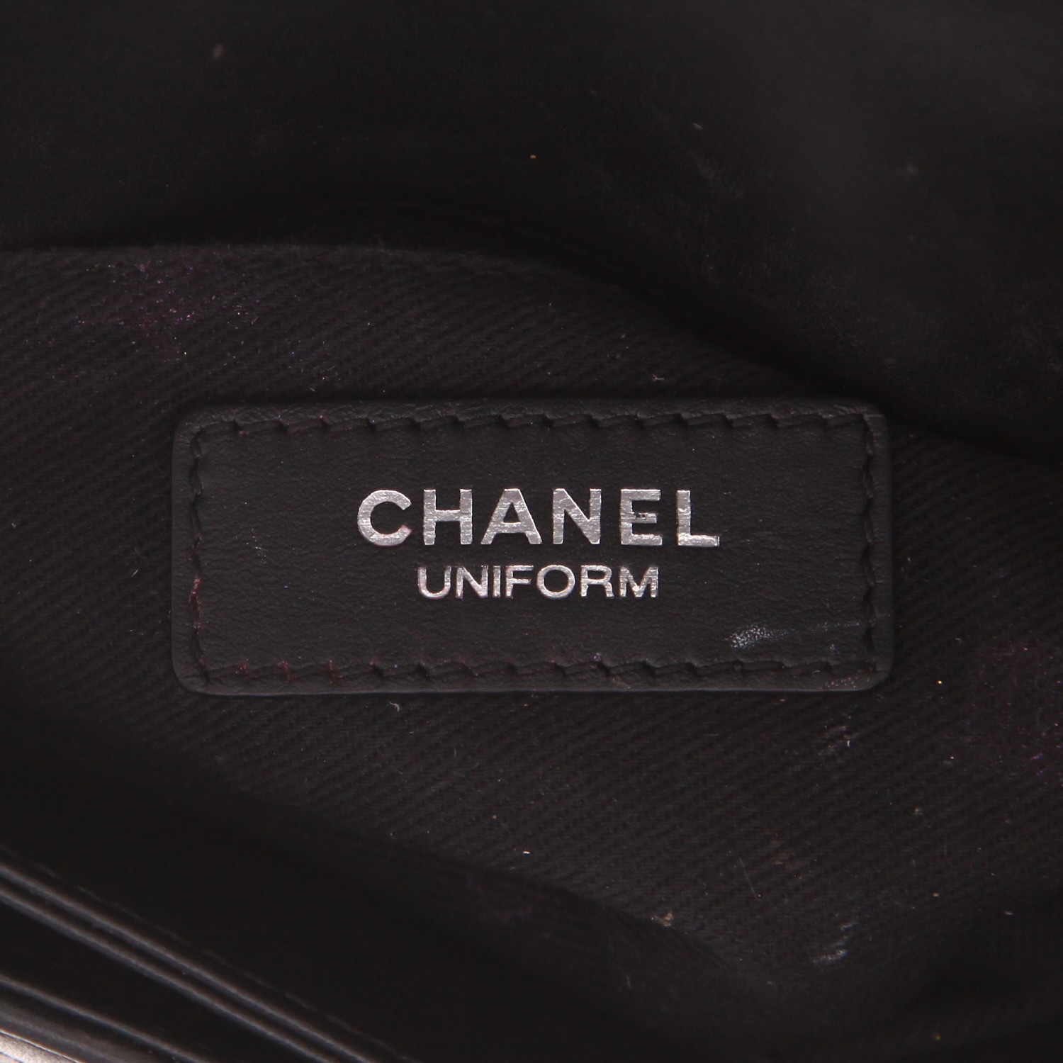 Pochette-ceinture Chanel  Pochette ceinture en cuir matelassé noir - Detail D2