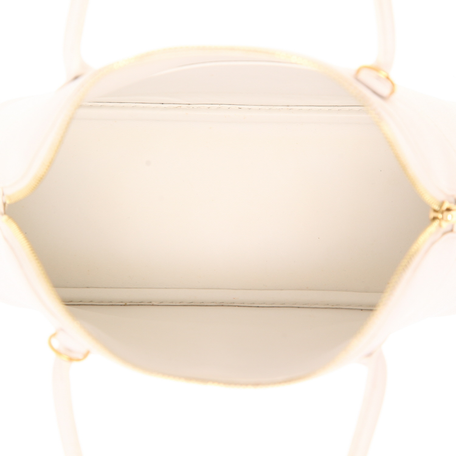 Bolso Hermès Bolide de 25 cm, de piel Epsom blanca - Detail D3