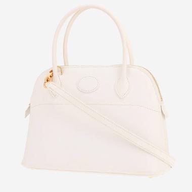 Sac à main Hermès  Bolide 25 cm en cuir epsom blanc
