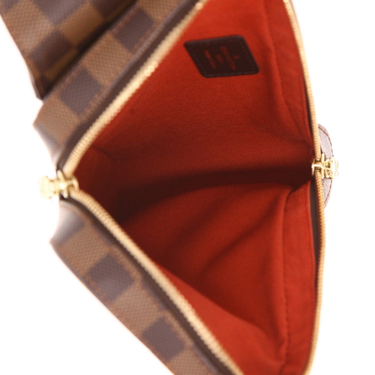 Sac bandoulière Louis Vuitton  Geronimos en toile damier ébène - Detail D3