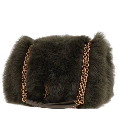 Bolso Saint Laurent Jamie de piel sintética verde y cuero verde