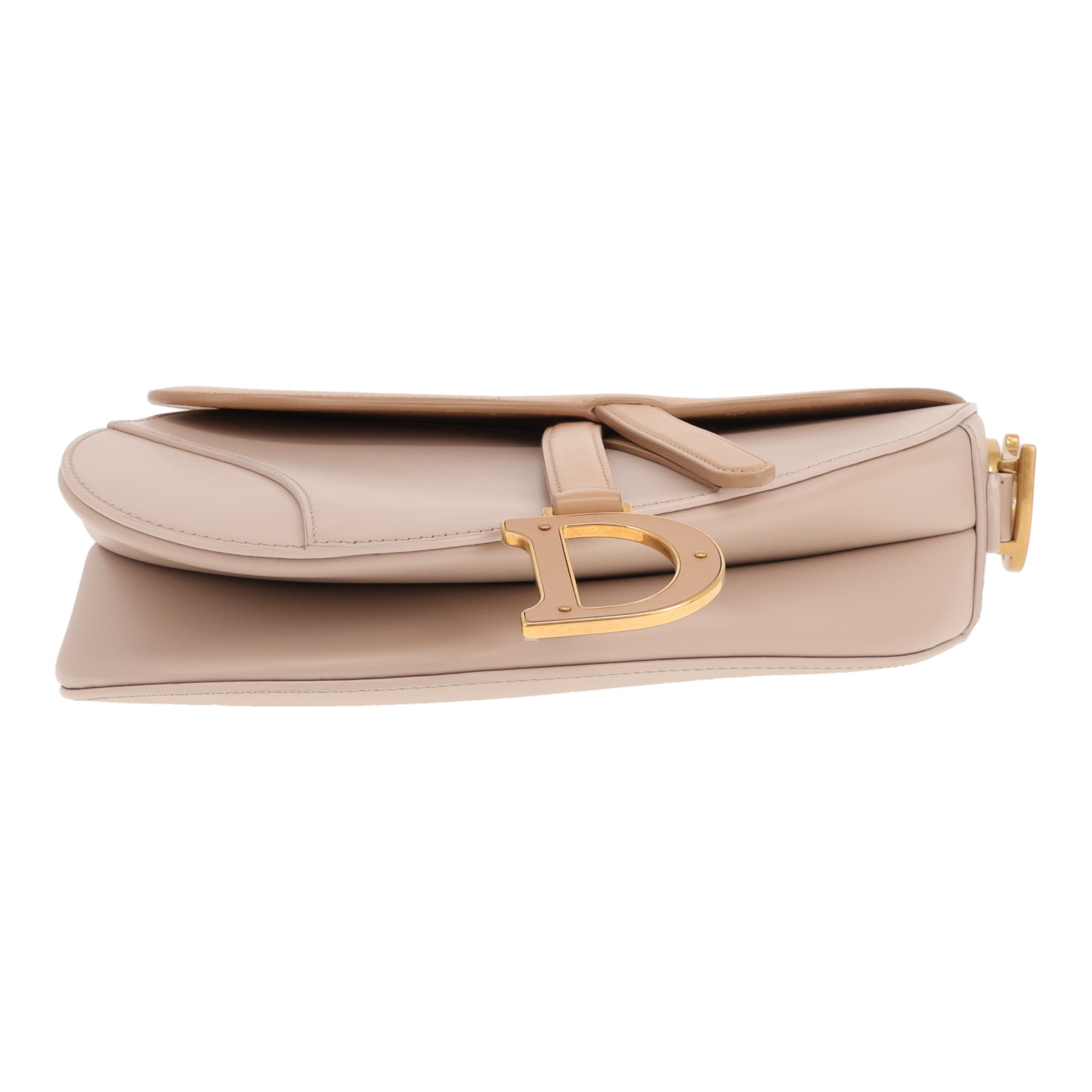 Dior Saddle handbag in two-tone beige leather - Detail D1