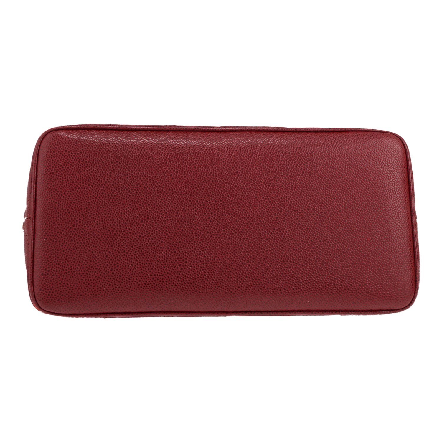 Chanel handbag Bordeaux quilted grained leather medallion - Detail D1