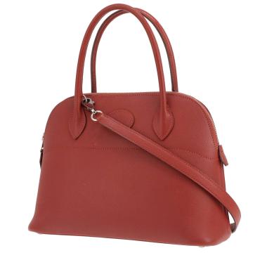 Sac à main Hermès  Bolide 25 cm en cuir epsom Sienne