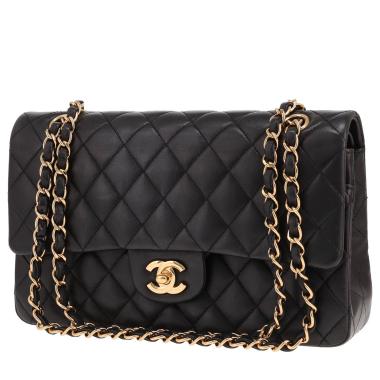 Bolso Chanel «Timeless Classic» de piel acolchada negra