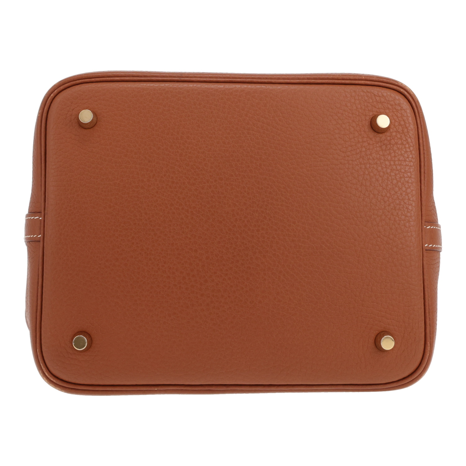 Borsa Hermès Picotin da 22 cm in pelle Togo Gold - Detail D1