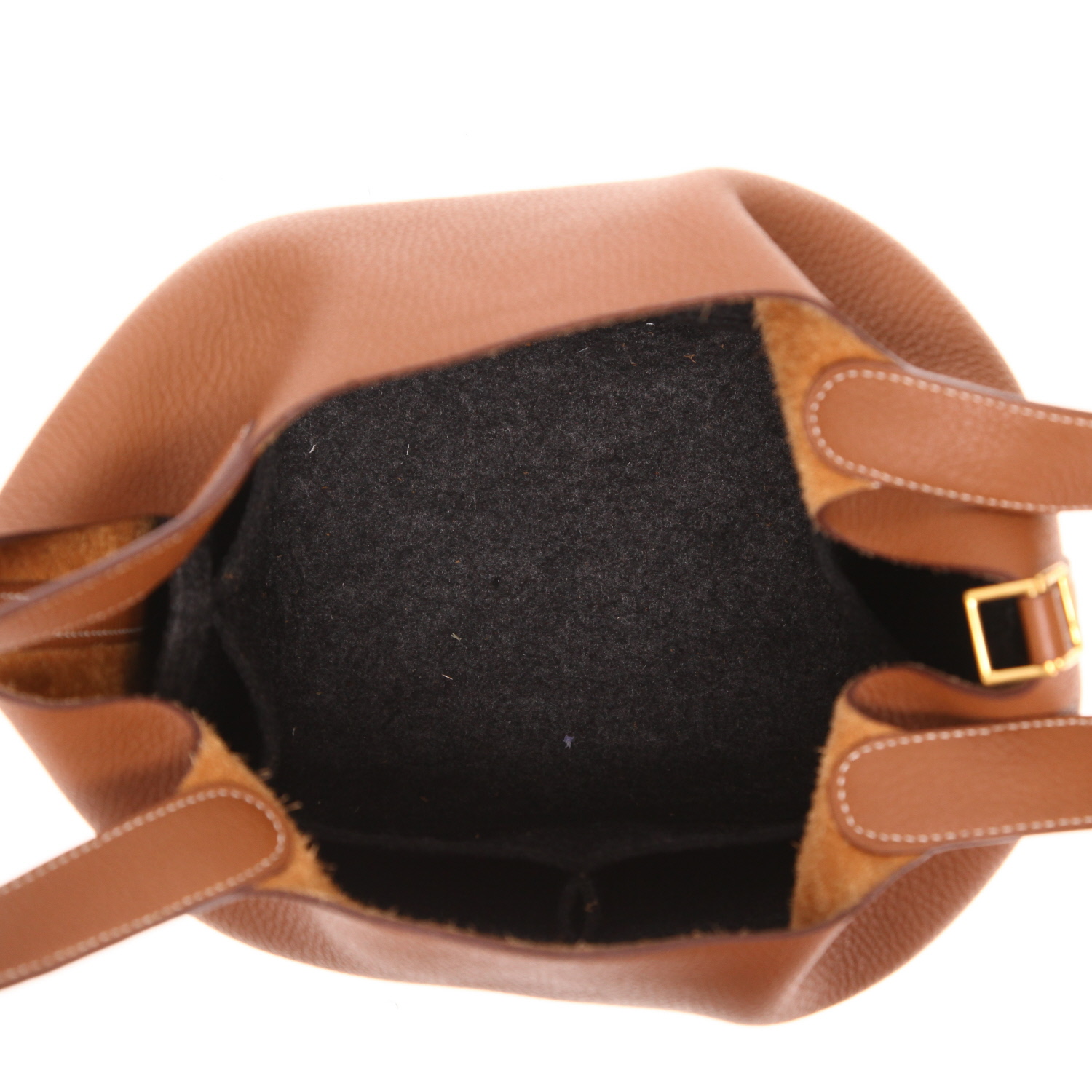 Borsa Hermès Picotin da 22 cm in pelle Togo Gold - Detail D3