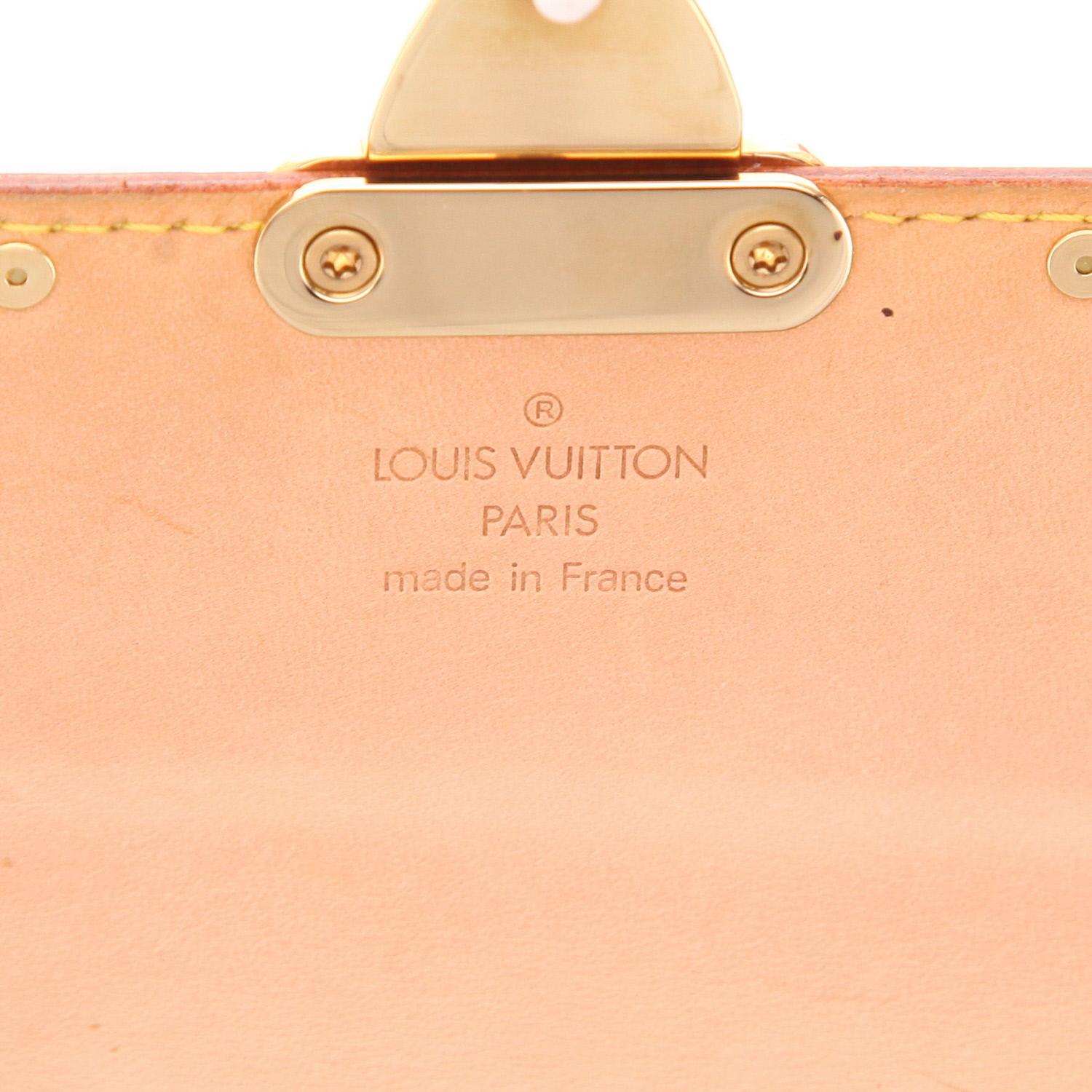 Louis Vuitton x Takashi Murakami handbag in two-tone Noir and Blanc calfskin and multicoloured Monogram canvas - Detail D2