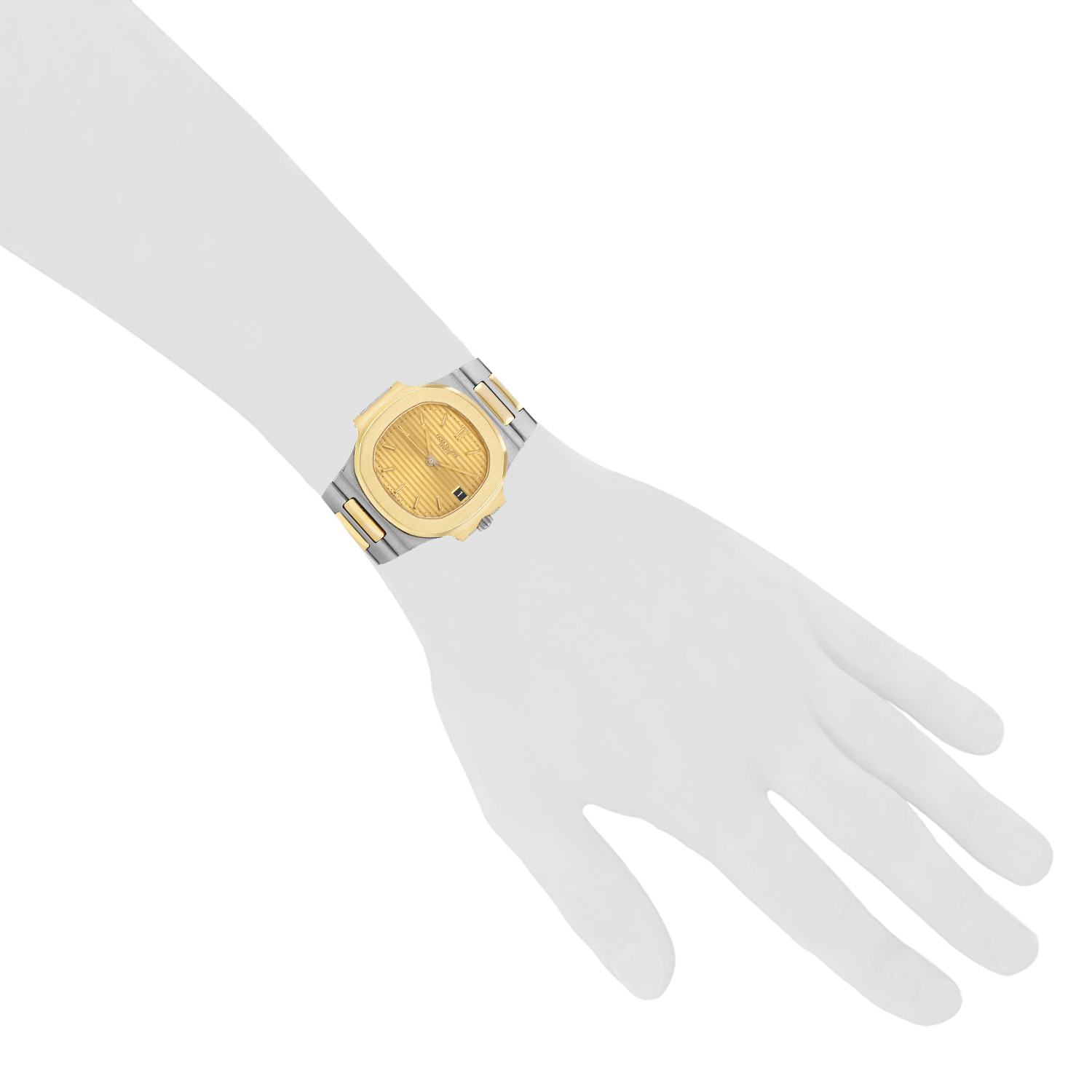 Patek Philippe Nautilus watch in gold and steel, Ref: Patek Philippe - 3800, circa 1982 - Detail D1