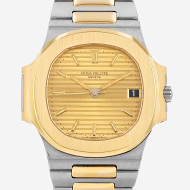 Montre Patek Philippe Nautilus en or et acier Ref: Patek Philippe - 3800  Vers 1982