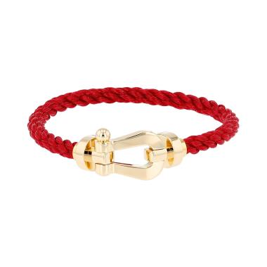 Pulsera Fred Force 10, modelo grande, en oro amarillo