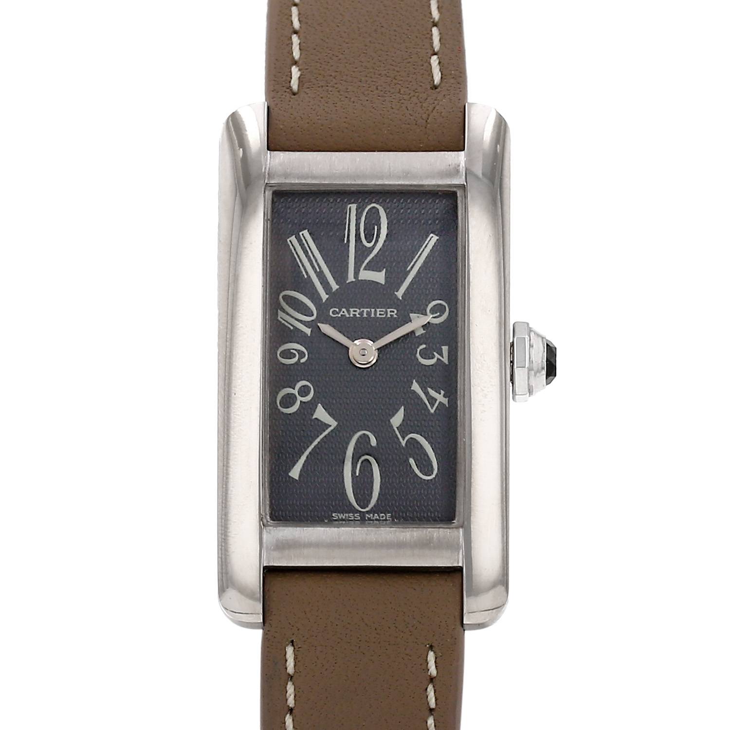 Montre Cartier Tank Américaine en or blanc Ref: Cartier - 1713 Vers