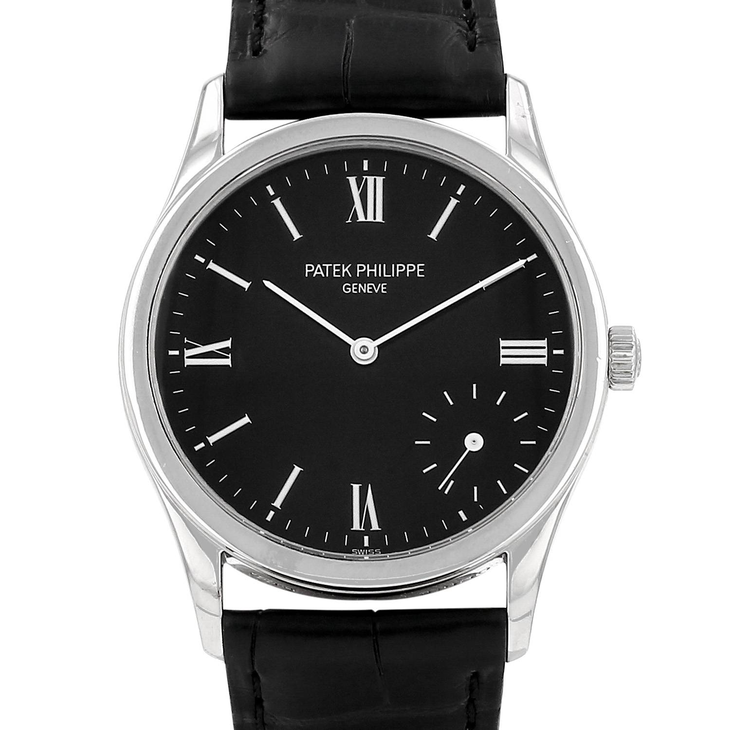 Montre Patek Philippe Calatrava en platine Ref: Patek Philippe - 5026 Montre Patek Philippe Calatrava en platine Ref: Patek Philippe - 5026