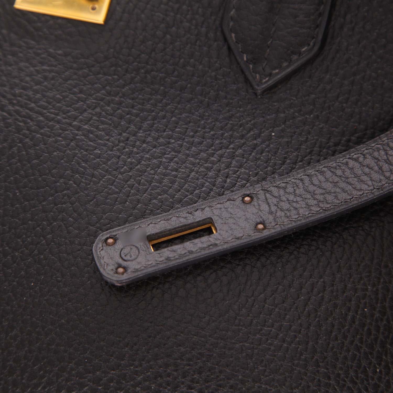 Sac à main Hermès  Birkin 40 cm en cuir Ardenne noir - Detail D4