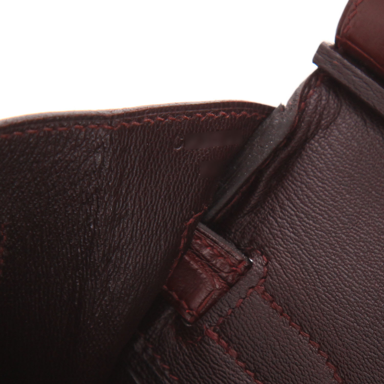 Bolso Hermès Birkin de 30 cm en piel de cocodrilo rojo H - Detail D4
