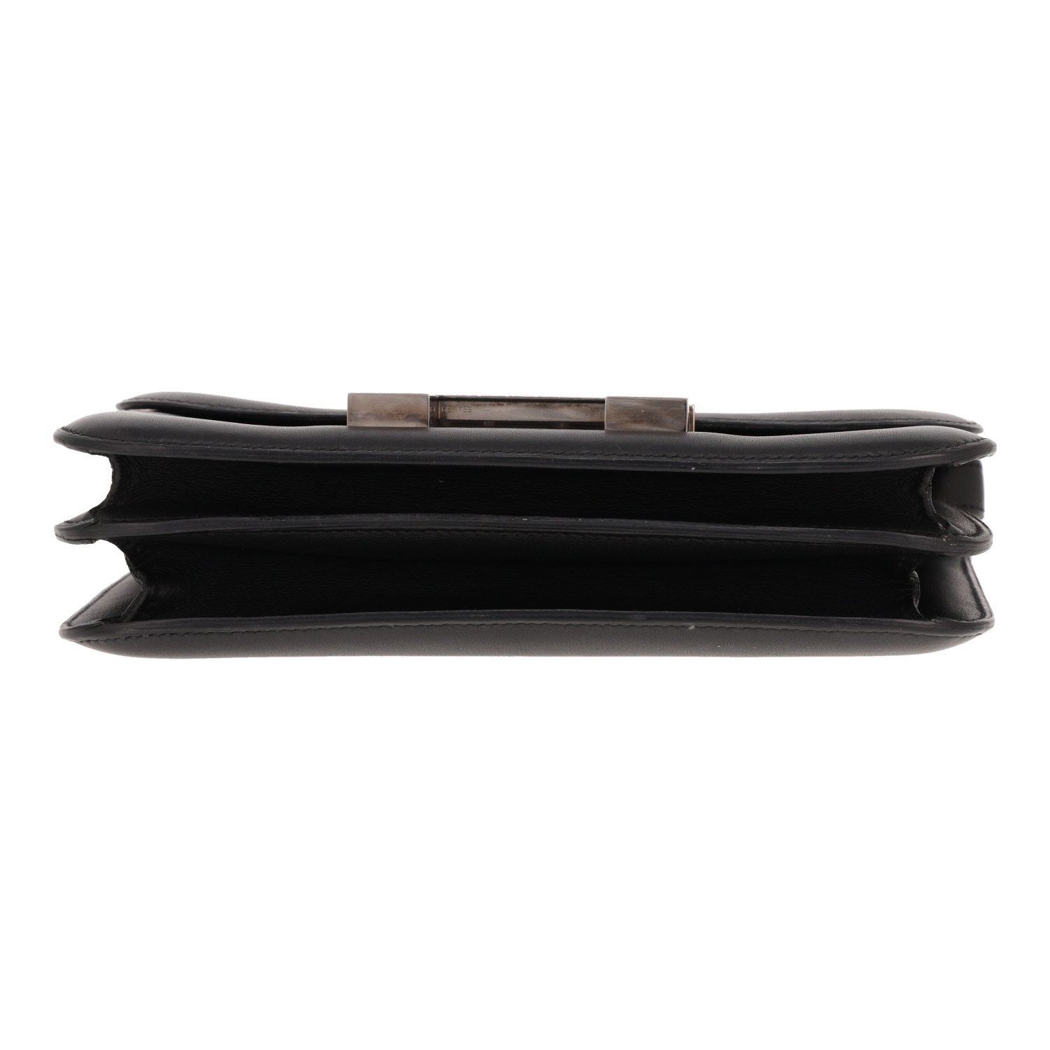 Bolso Hermès «Constance» de 24 cm, de piel Swift Noir - Detail D1