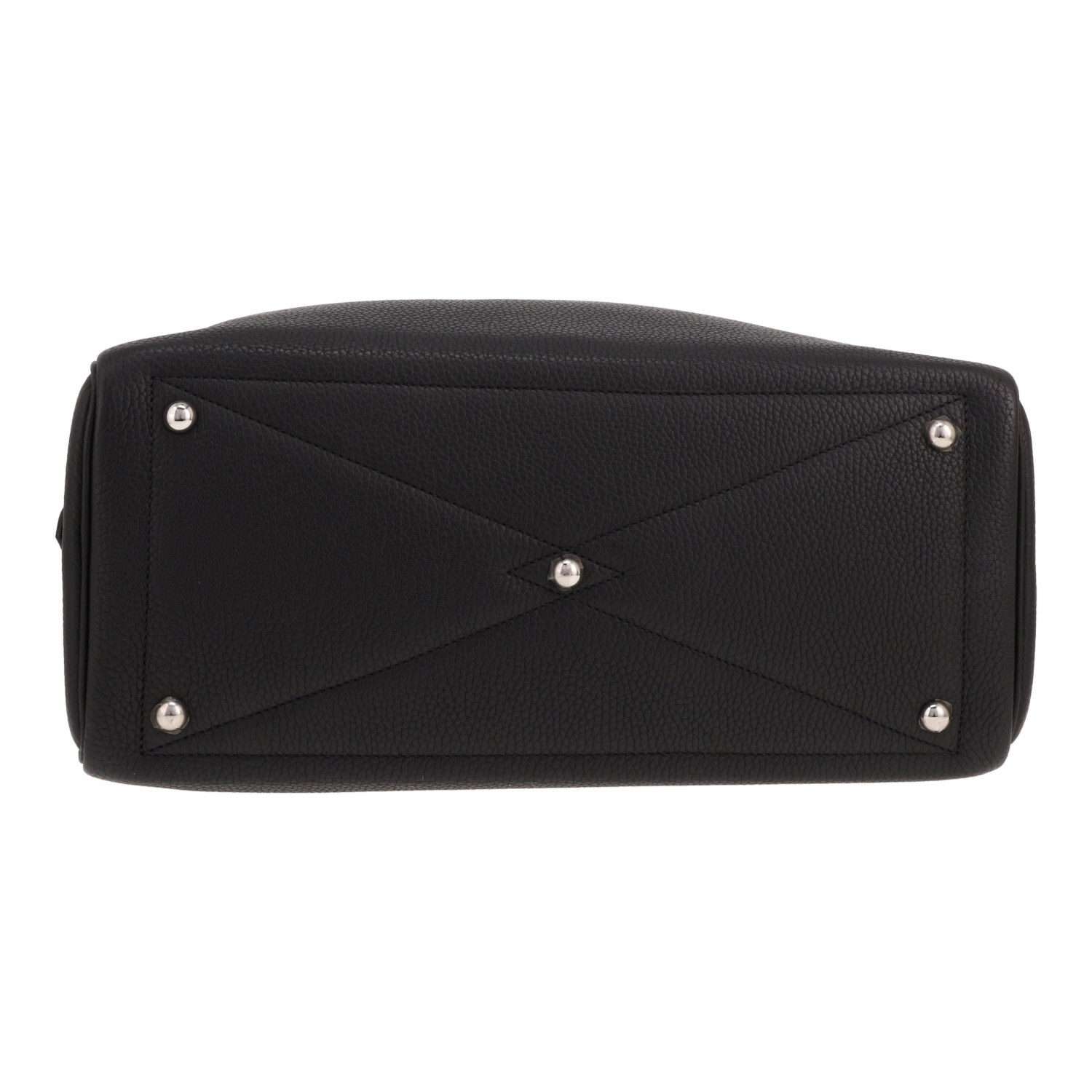 Bolso Hermès «Victoria» de piel Togo Noir - Detail D1
