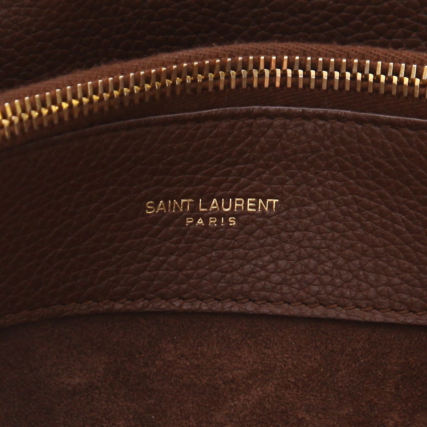 Borsa Saint Laurent  Borsa da giorno in pelle marrone - Detail D2