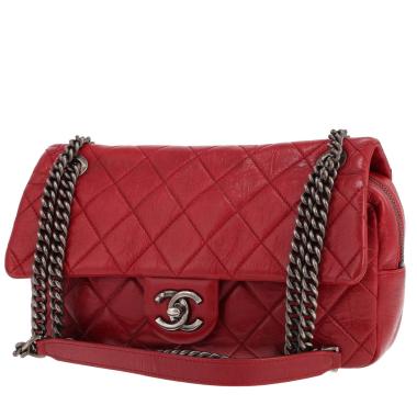 Borsa Chanel   in pelle trapuntata rossa