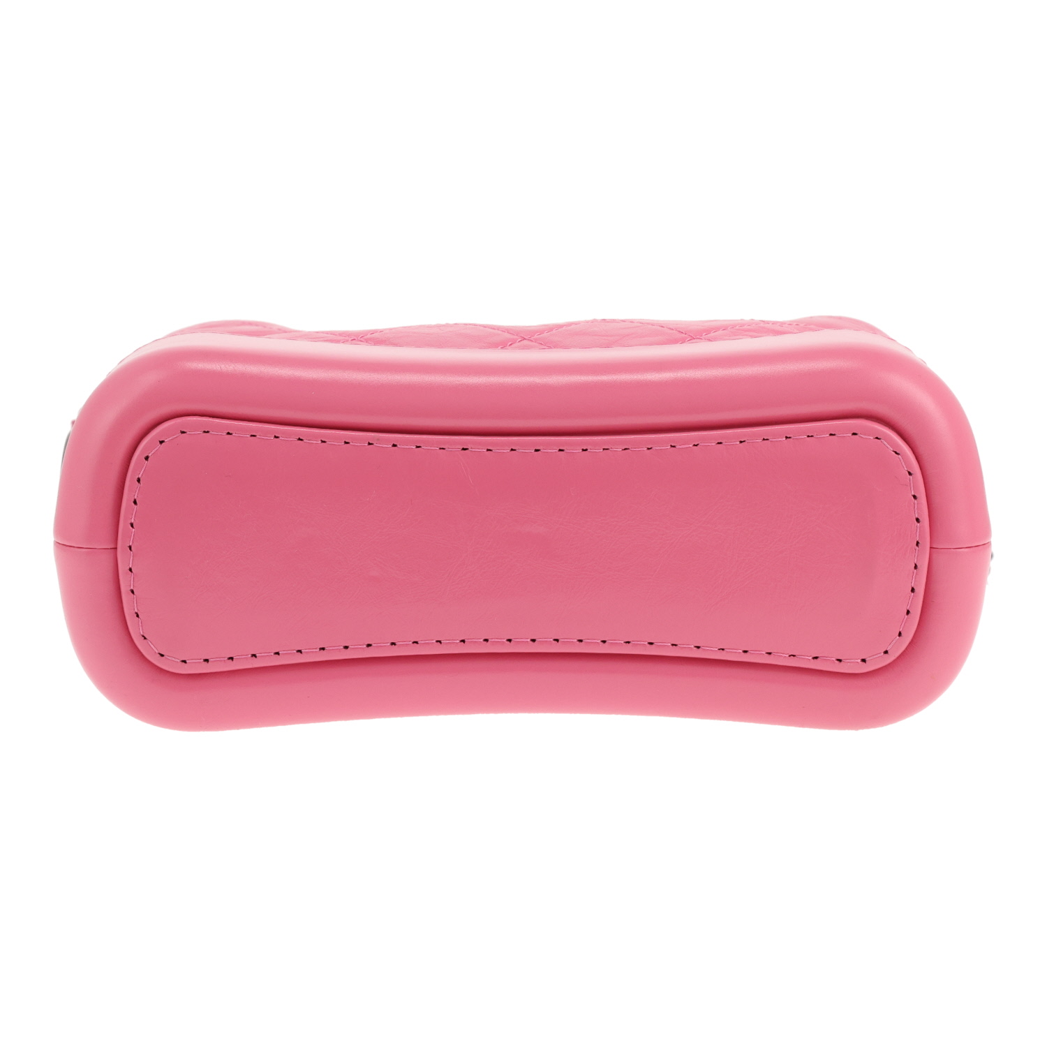 Bolso bandolera Chanel «Gabrielle», modelo pequeño, de piel acolchada rosa - Detail D1