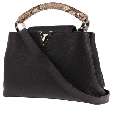 Bolso Louis Vuitton Capucine BB de piel de becerro «Clémence» Noir