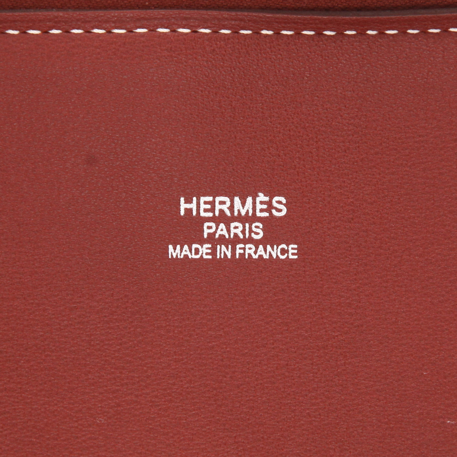 Sac de voyage Hermès  Bolide Relax en veau Sikkim rouge H - Detail D2