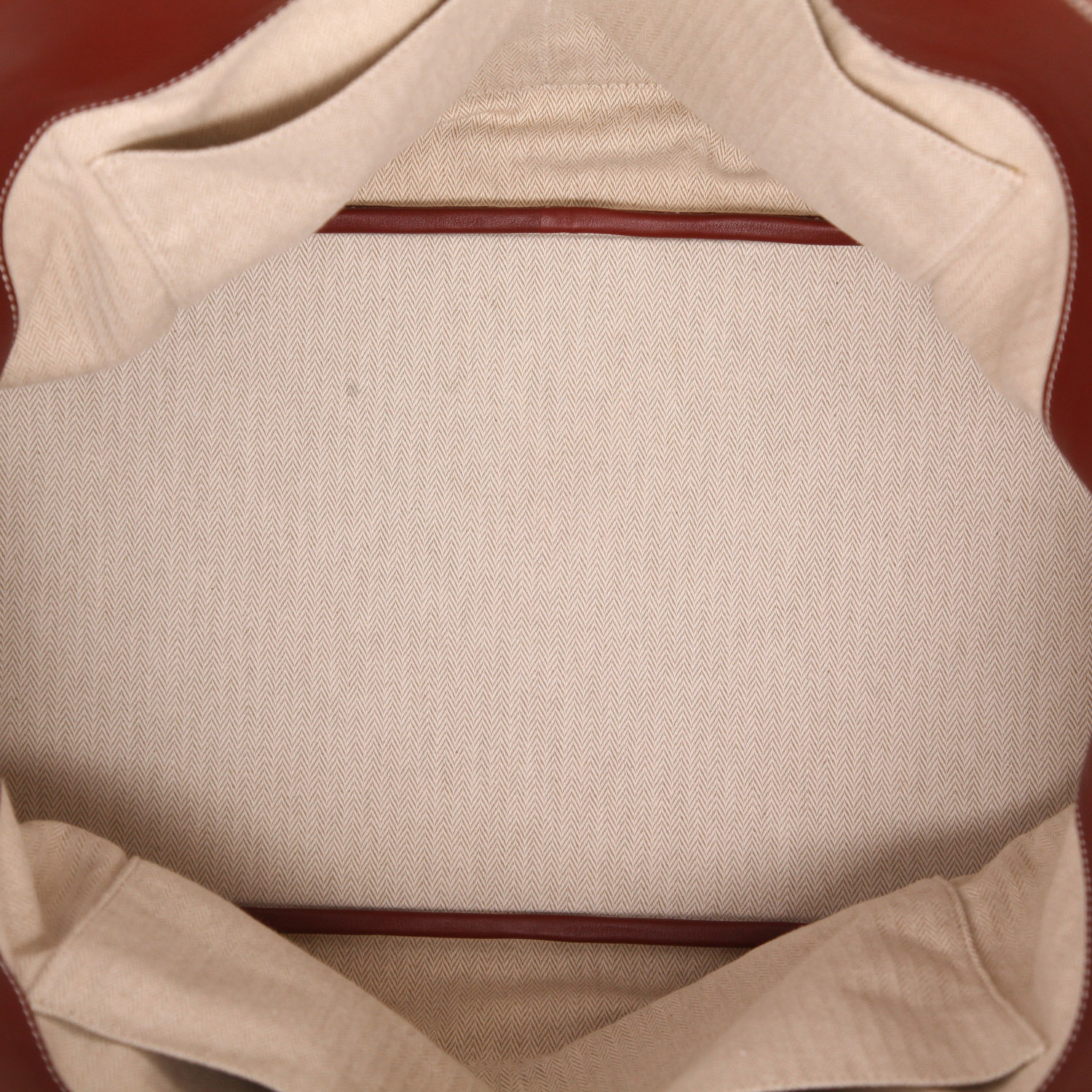 Bolso de viaje Hermès «Bolide Relax» en piel de becerro Sikkim rojo H - Detail D3