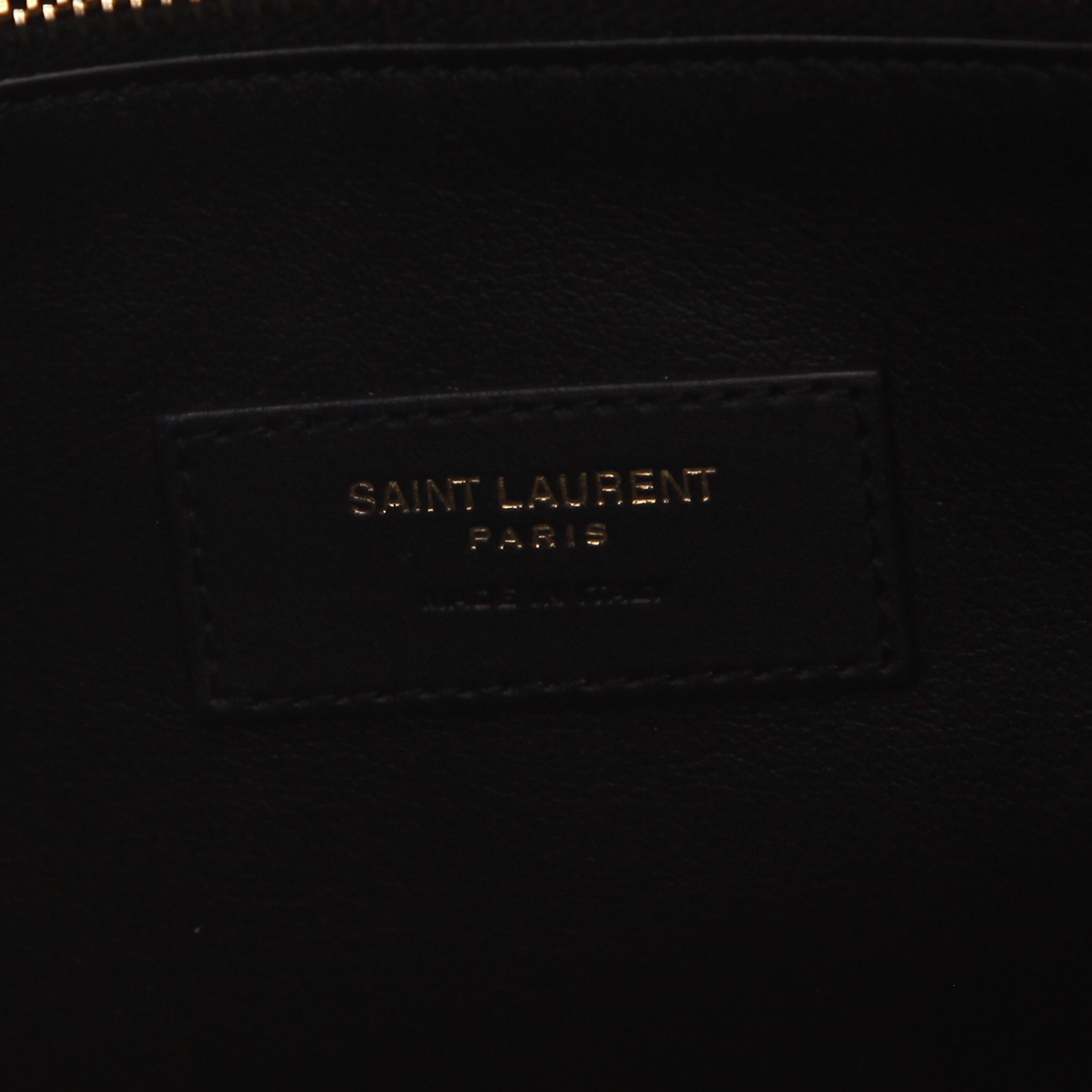 Saint Laurent ‘5 à 7’ large handbag in black leather - Detail D2