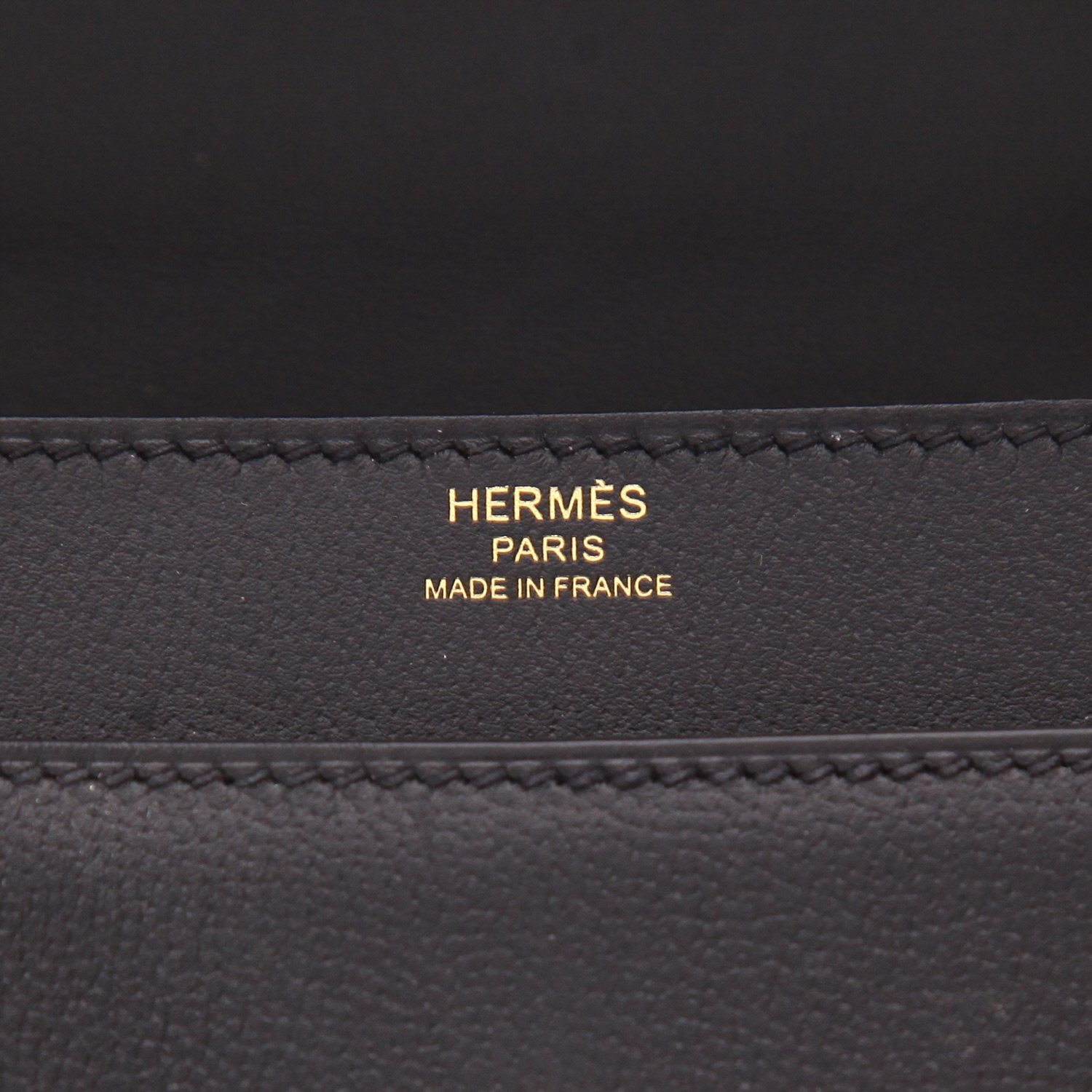 Bolso de mano Hermès «Verrou» de piel Allegretto Noir - Detail D2