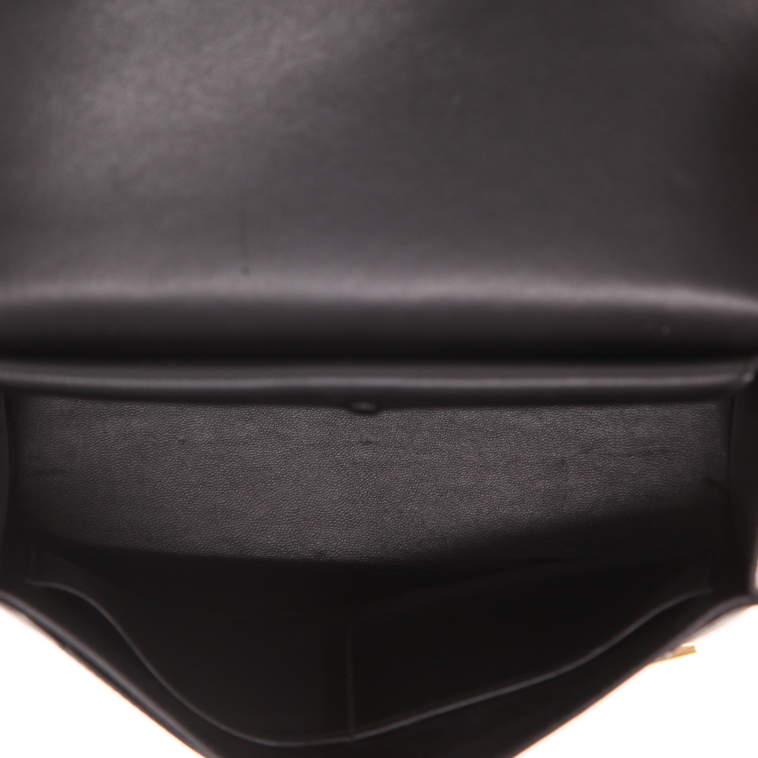 Bolso de mano Hermès «Verrou» de piel Allegretto Noir - Detail D3