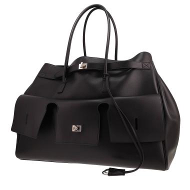 Sac à main Balenciaga  Bel Air XL Carry All en cuir noir