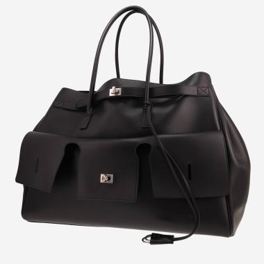Sac à main Balenciaga  Bel Air XL Carry All en cuir noir